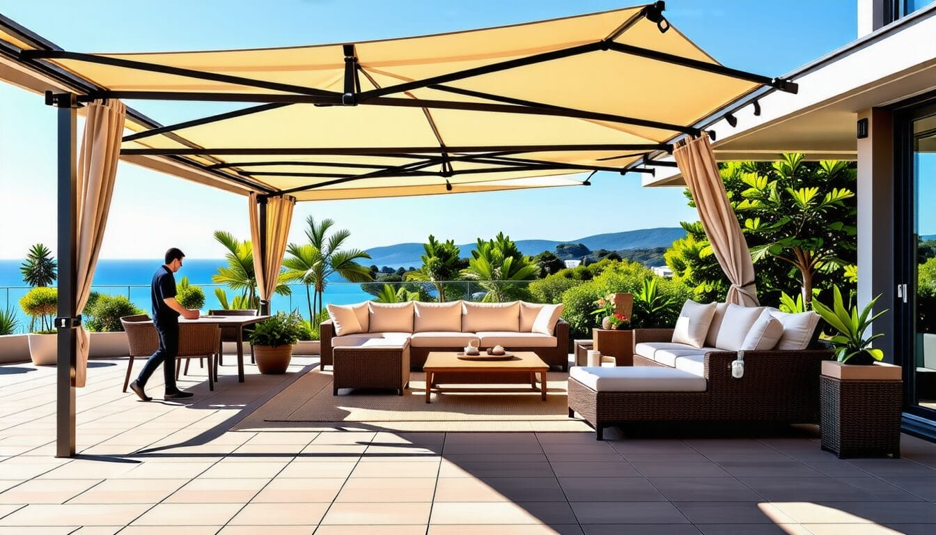 découvrez la tonnelle pliante idéale pour votre terrasse ! facile à installer, elle offre une protection optimale contre le soleil et les intempéries. comparez nos modèles et choisissez la solution parfaite pour profiter de votre espace extérieur en toute simplicité.